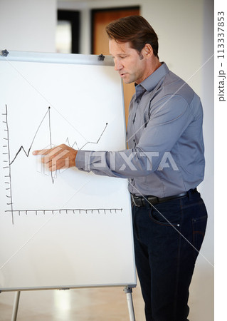 Man, business people and presentation with charts, finance and corporate training with accounting and economy. Professional, presenter or graphs with workshop and planning with mentor, help or advice Man, business people and presentation with charts, finance and corporate training with accounting and economy. Professional, presenter or graphs with workshop and planning with mentor, help or advice 113337853
