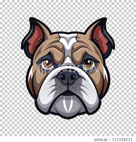 English Bulldog Icon Design: 3D Vector Illustration Clipart Isolated for Timeless Logo Branding English Bulldog Icon Design: 3D Vector Illustration Clipart Isolated for Timeless Logo Branding 113338221