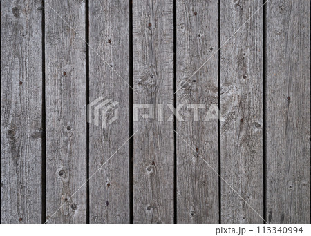 Old gray wooden board background 113340994