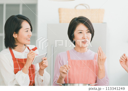 a forty-something woman a forty-something woman 113341249