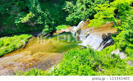 滑津大滝：滝見台 113341405