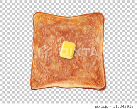 Toast (with butter) 113342918