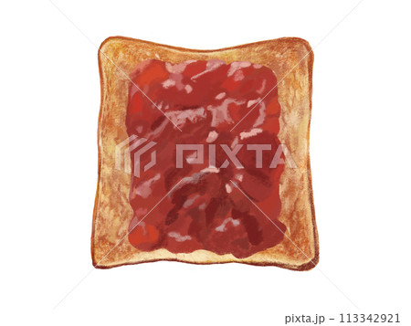 ジャムトースト(ストロベリー) ジャムトースト(ストロベリー) 113342921
