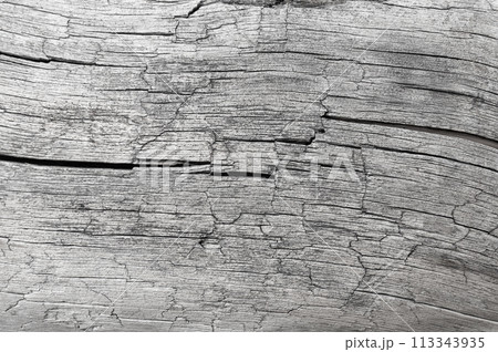 Old weathered cracked wooden texture 113343935