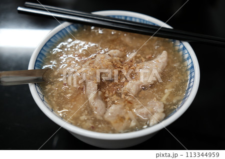 台湾 宜蘭の名物グルメ「蒜味肉羹」 台湾 宜蘭の名物グルメ「蒜味肉羹」 113344959