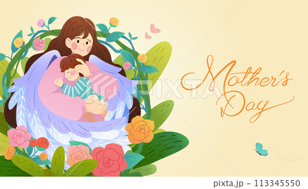 Enchanting Mothers Day card 113345550