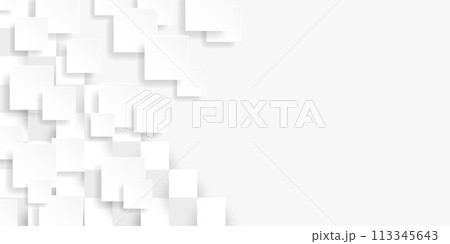 四角　シルエット　幾何学　模様　背景	 113345643