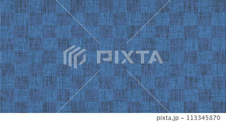 青　水彩　和紙　夏　背景 113345870