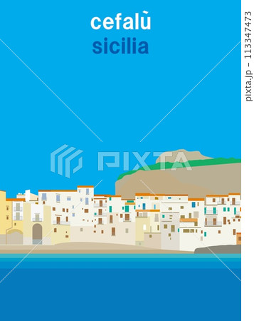 チェファル― cefalu シチリア sicilia イタリア italia チェファル― cefalu シチリア sicilia イタリア italia 113347473