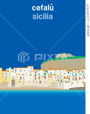 チェファル― cefalu シチリア sicilia イタリア italia チェファル― cefalu シチリア sicilia イタリア italia 113347477