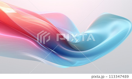 The abstract picture of silky colourful crystal clear satin or fabric. AIGX01. The abstract picture of silky colourful crystal clear satin or fabric. AIGX01. 113347489