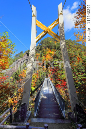 瀬戸合峡の紅葉 瀬戸合峡の紅葉 113348292
