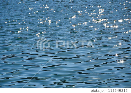 下田港の美しい海(静岡県下田市) 下田港の美しい海(静岡県下田市) 113349815