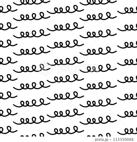 Abstract Curved Lines Vector Pattern Abstract Curved Lines Vector Pattern 113350088