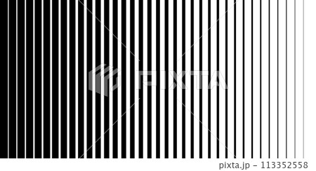 Half tone gradient line pattern. Faded halftone black lines. Fading gradient background. Horizontal abstract geometric texture with parallel stripes. Vector illustration on white background Half tone gradient line pattern. Faded halftone black lines. Fading gradient background. Horizontal abstract geometric texture with parallel stripes. Vector illustration on white background 113352558