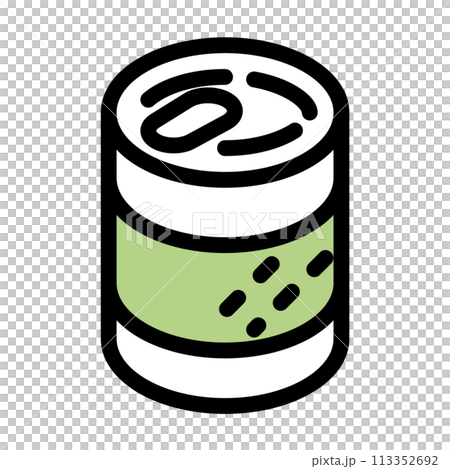 シンプルでかわいい缶詰のイラスト 113352692