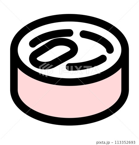 シンプルでかわいい缶詰のイラスト 113352693
