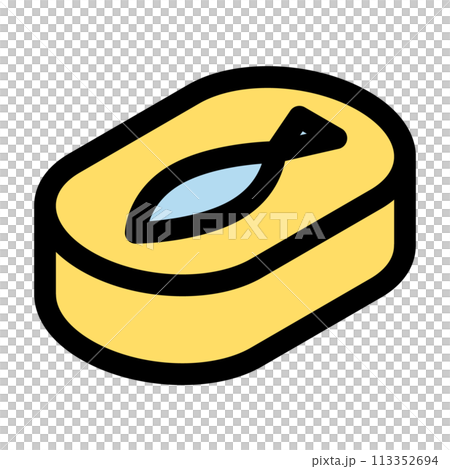Simple canned fish illustration Simple canned fish illustration 113352694