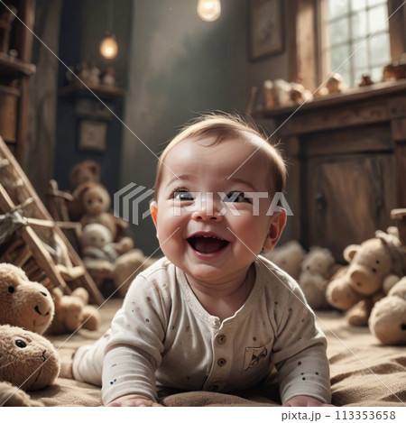 かわいい赤ちゃん 113353658