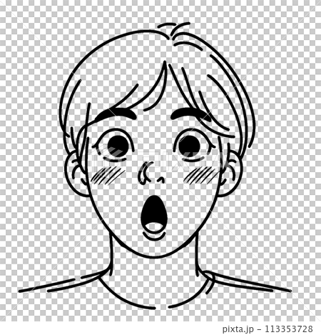 Surprised person 113353728