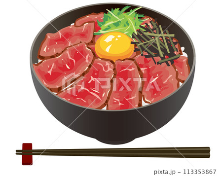 ローストビーフ丼 ローストビーフ丼 113353867