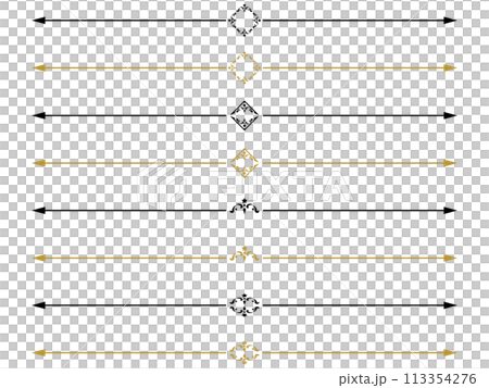古董/復古/分隔線/裝飾線/套裝/插圖/材料 113354276