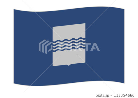 Waving flag of Basilicata region, administrative division of Italy. Vector illustration. Waving flag of Basilicata region, administrative division of Italy. Vector illustration. 113354666