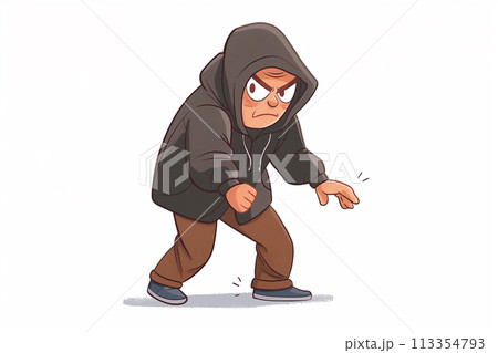 泥棒のイメージイラスト 泥棒のイメージイラスト 113354793