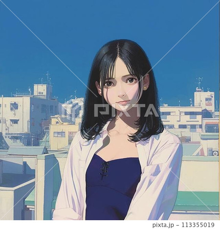 都会で働く女性 113355019