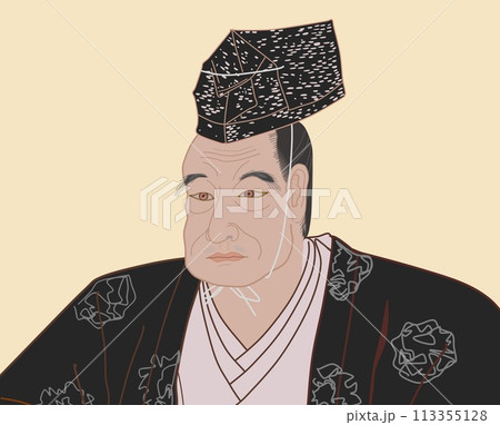 寛政の改革　松平定信の肖像（模写） 113355128