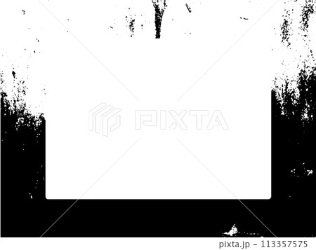 Black and white grunge. Distress overlay texture. Abstract surface dust and rough dirty wall background concept. Distress illustration simply place over object to create grunge effect. Vector EPS10. 113357575