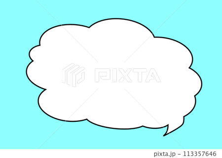 吹き出しサックス背景 吹き出しサックス背景 113357646