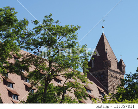 Nuernberger Burg castle in Nuernberg Nuernberger Burg castle in Nuernberg 113357811