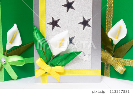 Beautiful varied handmade greeting cards 113357881