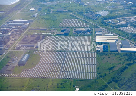 苫小牧上空から見た風景 113358210