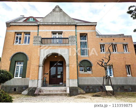 大阪田尻歴史館の大正時代のレトロな洋館 大阪田尻歴史館の大正時代のレトロな洋館 113359875