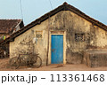 Fisherman's house on the coast 113361468