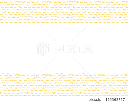 素朴な縫い目模様の手描き背景 113362757