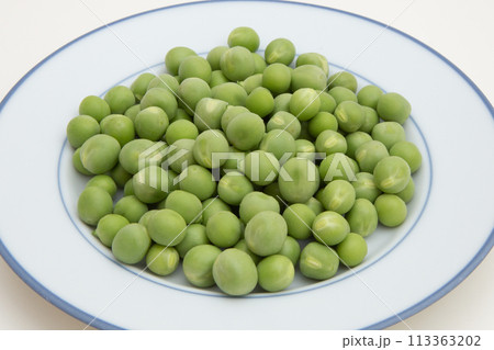 採れたてのグリーンピース 採れたてのグリーンピース 113363202