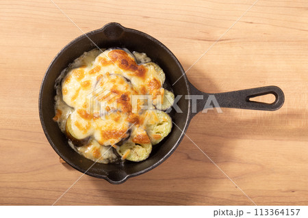 ナスのチーズ焼き ナスのチーズ焼き 113364157