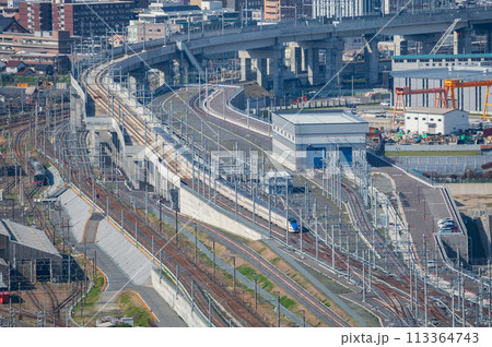 北陸新幹線　敦賀の風景　2024年4月 113364743