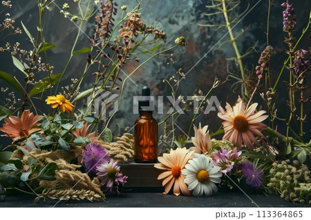 Enchanting bach flower essence display 113364865