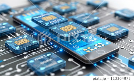 FinTech：銀行や証券、保険などの金融分野とITの融合：PC基板にクレジットカードICチップが組