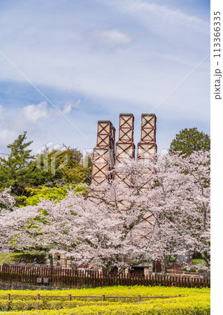 【静岡県】桜満開の韮山反射炉 113366335