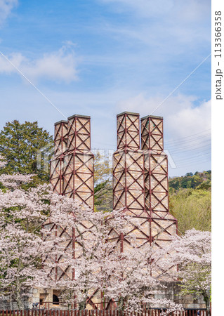 【静岡県】桜満開の韮山反射炉 113366358