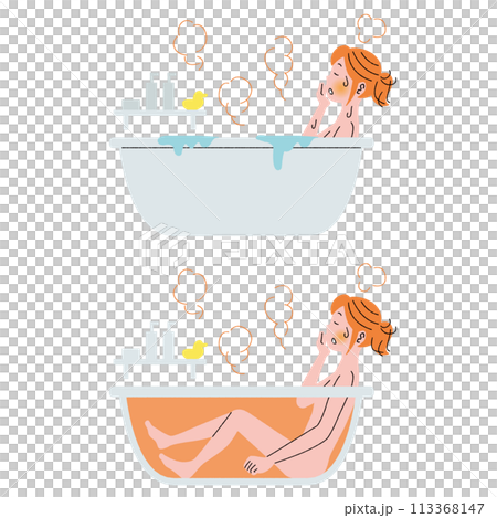 入浴_女性2種 113368147