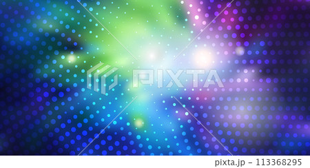 Neon blue night club mosaic background with...のイラスト素材 [113368295] - PIXTA