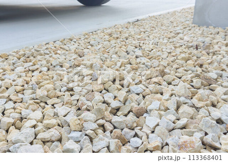 防犯砕石 砕石敷 住宅 防犯砕石 砕石敷 住宅 113368401