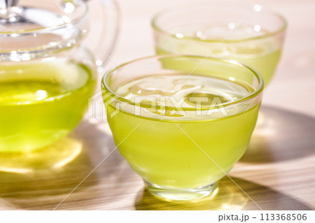 冷たい緑茶 113368506