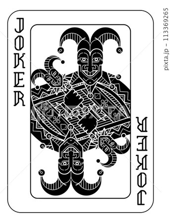 Playing Cards Deck Pack Joker Card Design Playing Cards Deck Pack Joker Card Design 113369265